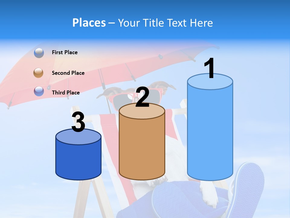 Shade Parasol Baby PowerPoint Template