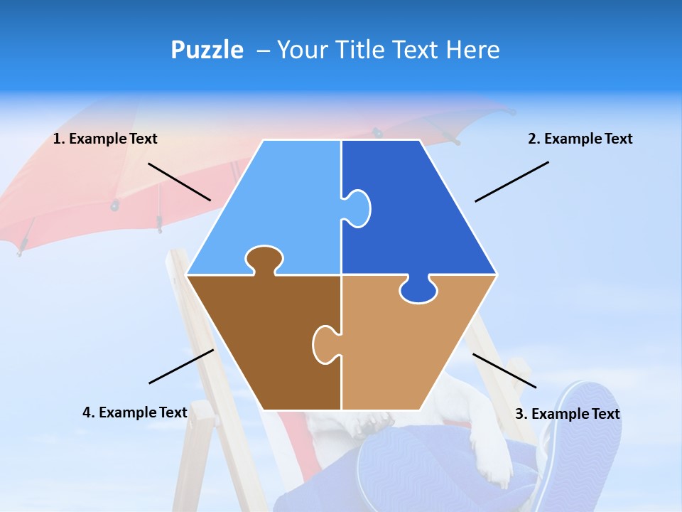 Shade Parasol Baby PowerPoint Template
