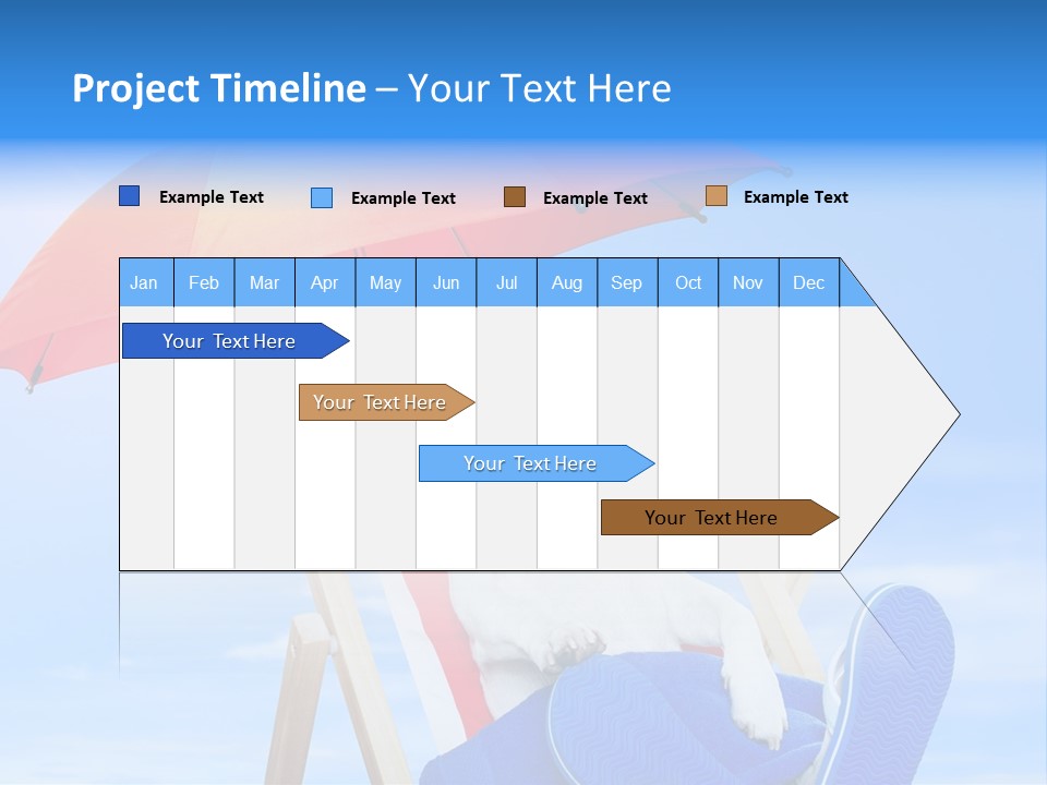 Shade Parasol Baby PowerPoint Template