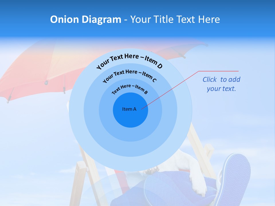 Shade Parasol Baby PowerPoint Template