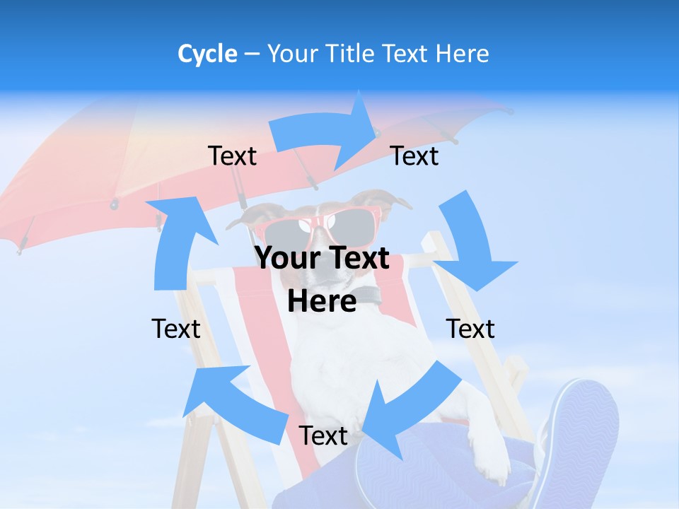 Shade Parasol Baby PowerPoint Template