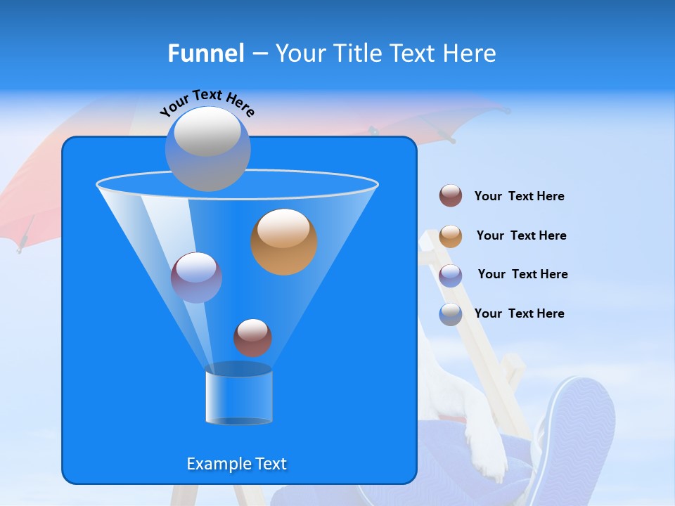 Shade Parasol Baby PowerPoint Template