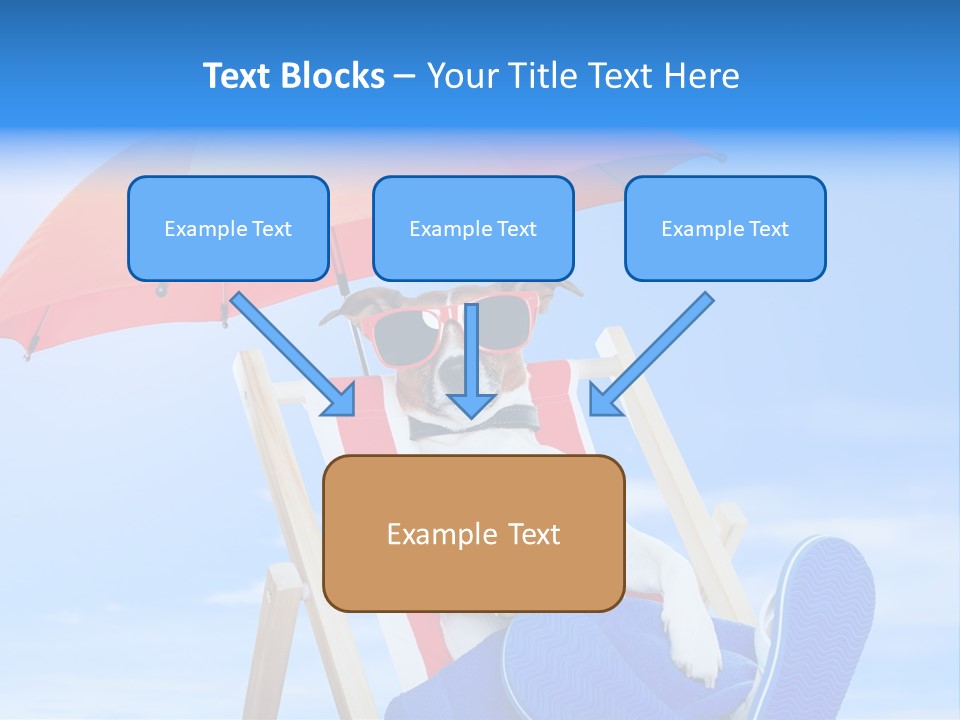 Shade Parasol Baby PowerPoint Template