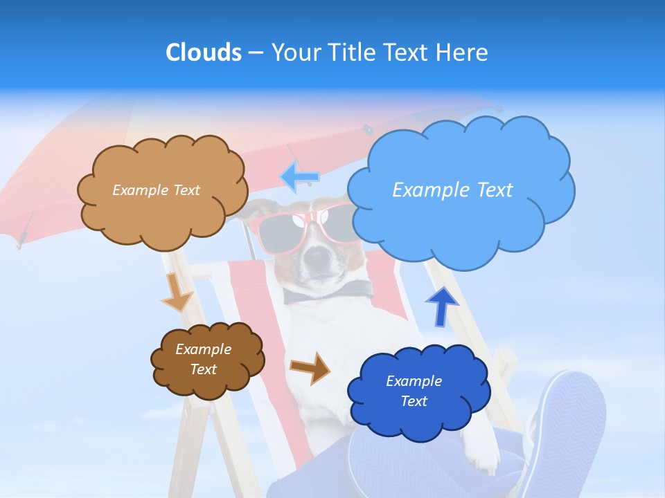Shade Parasol Baby PowerPoint Template
