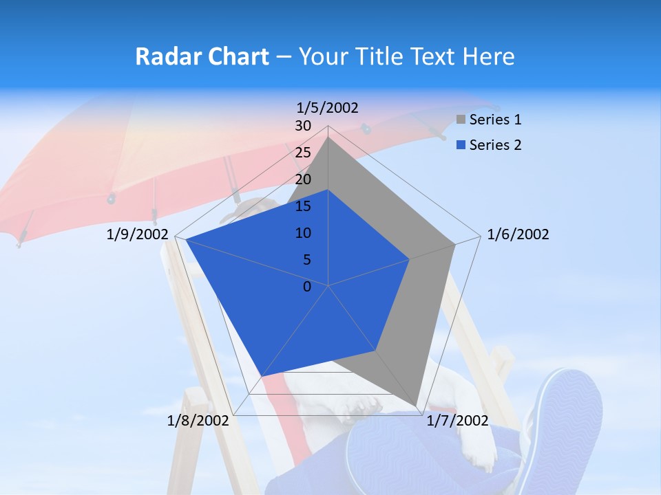 Shade Parasol Baby PowerPoint Template