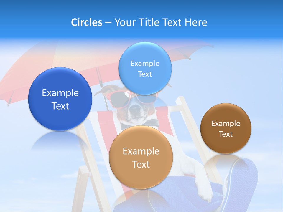 Shade Parasol Baby PowerPoint Template