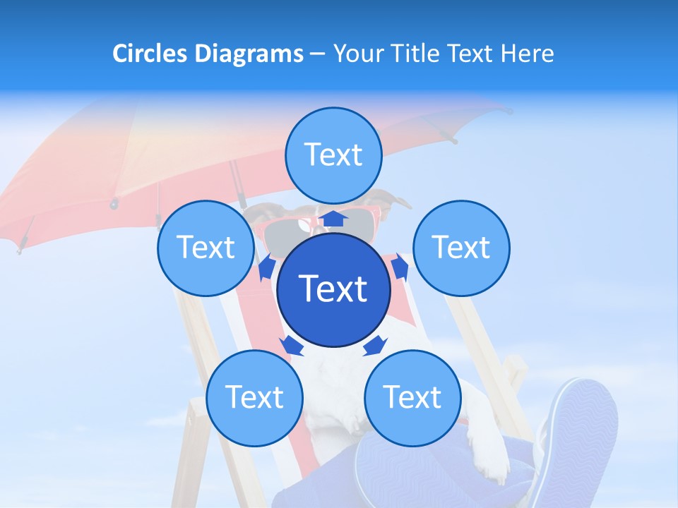 Shade Parasol Baby PowerPoint Template