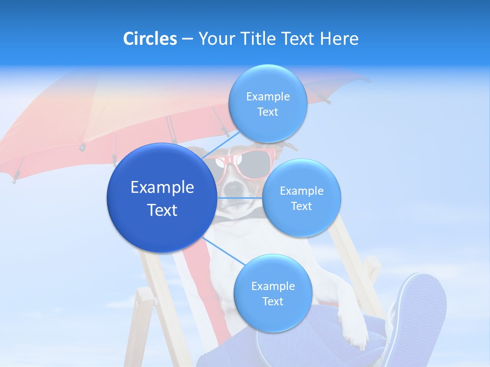 Shade Parasol Baby PowerPoint Template