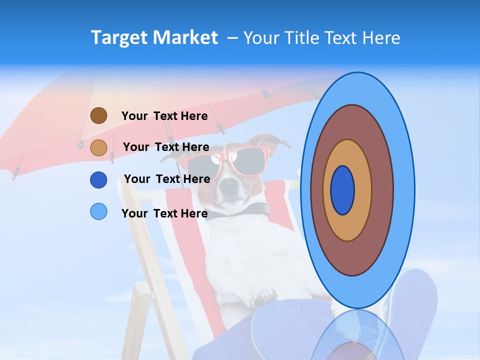 Shade Parasol Baby PowerPoint Template