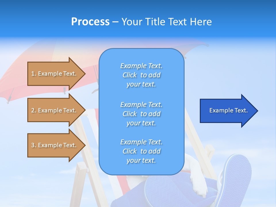 Shade Parasol Baby PowerPoint Template