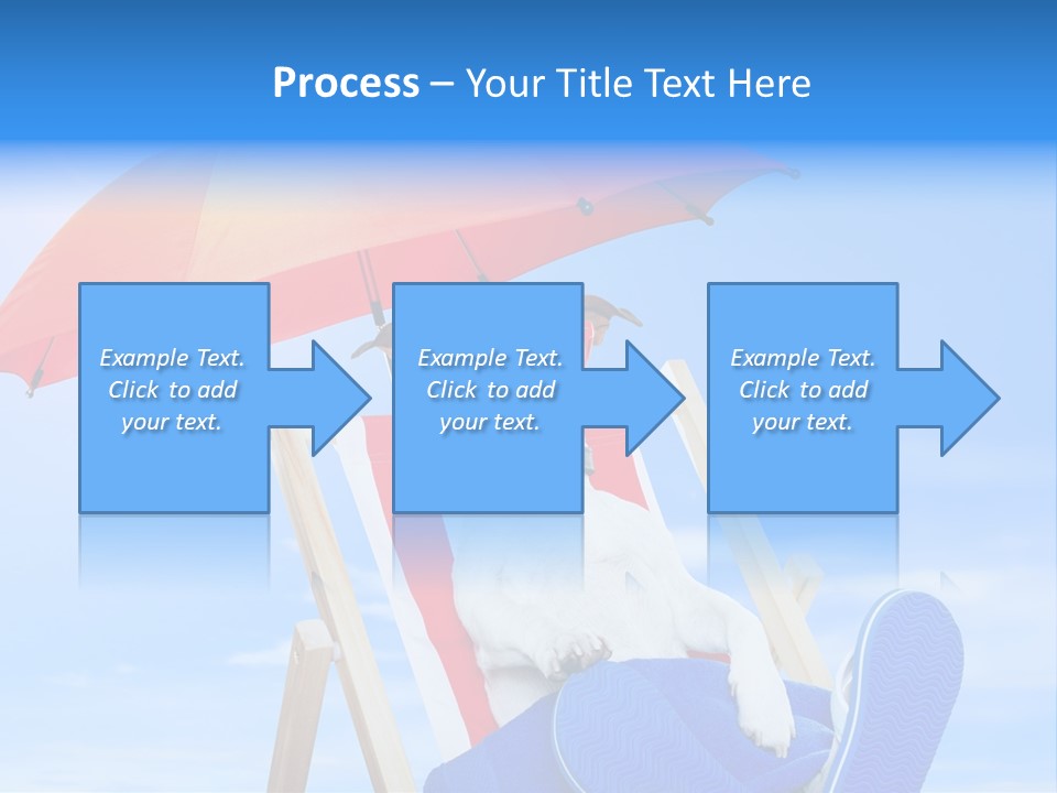 Shade Parasol Baby PowerPoint Template