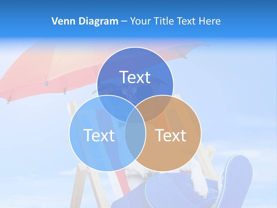 Shade Parasol Baby PowerPoint Template