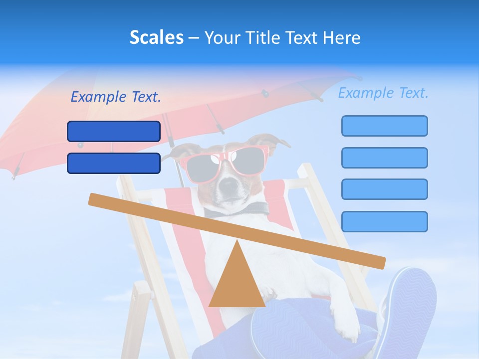 Shade Parasol Baby PowerPoint Template