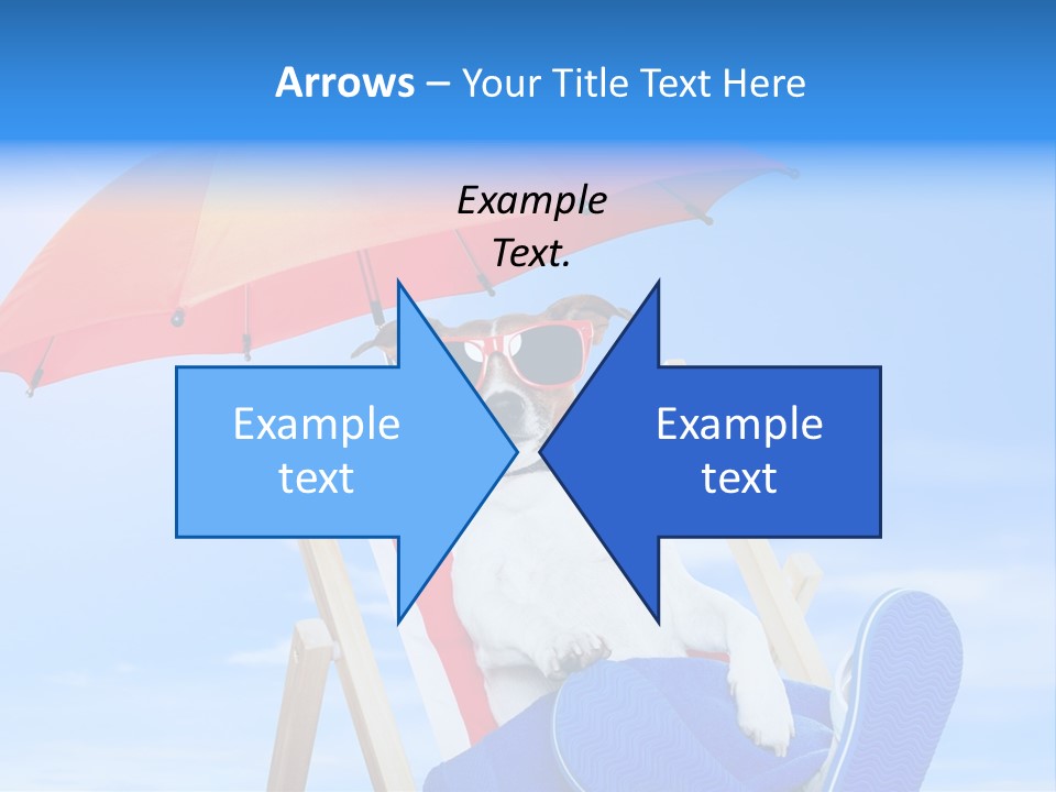 Shade Parasol Baby PowerPoint Template