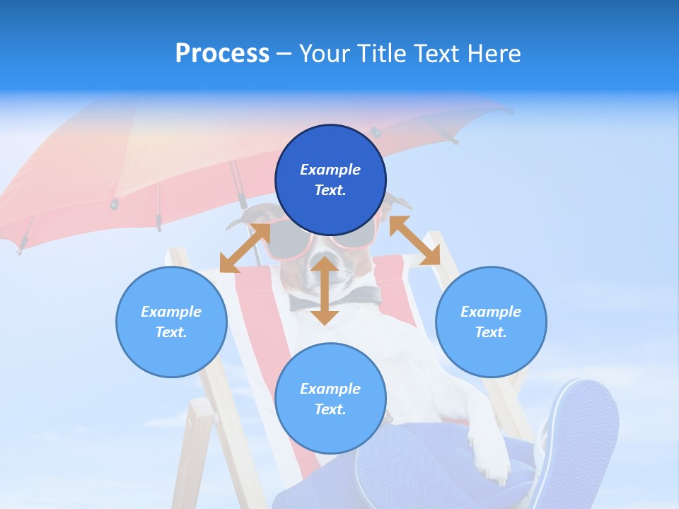 Shade Parasol Baby PowerPoint Template