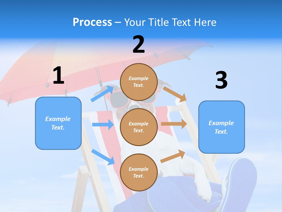 Shade Parasol Baby PowerPoint Template