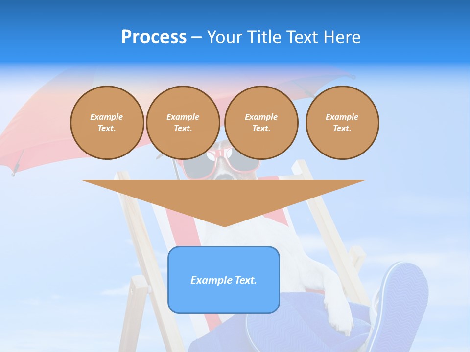 Shade Parasol Baby PowerPoint Template