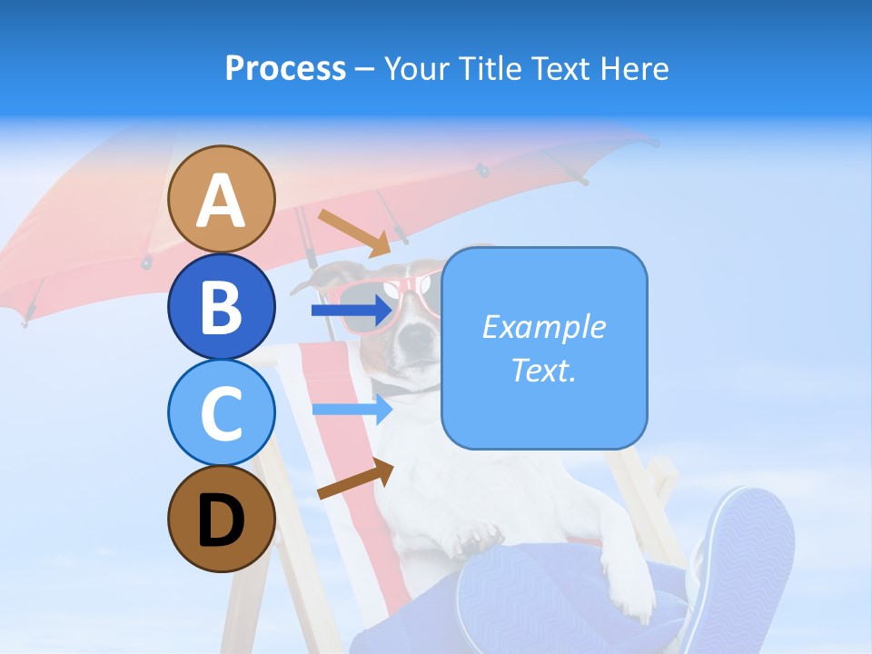 Shade Parasol Baby PowerPoint Template