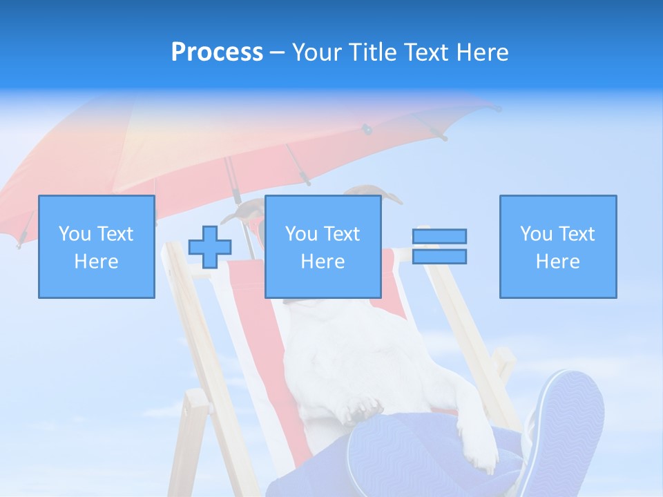 Shade Parasol Baby PowerPoint Template