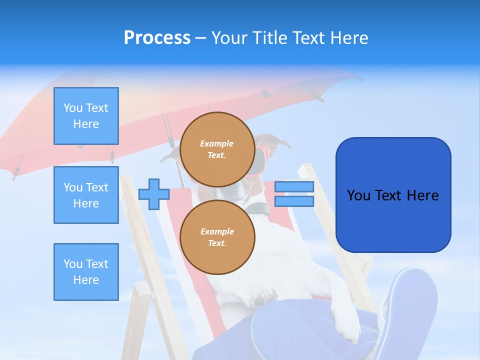 Shade Parasol Baby PowerPoint Template