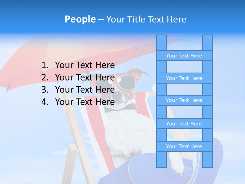 Shade Parasol Baby PowerPoint Template