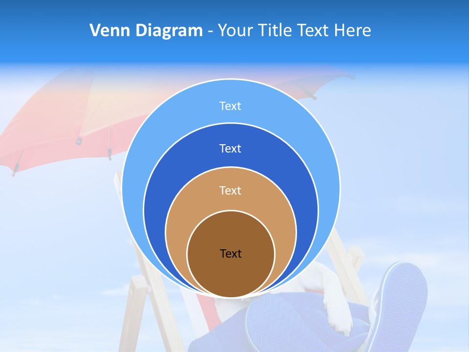 Shade Parasol Baby PowerPoint Template