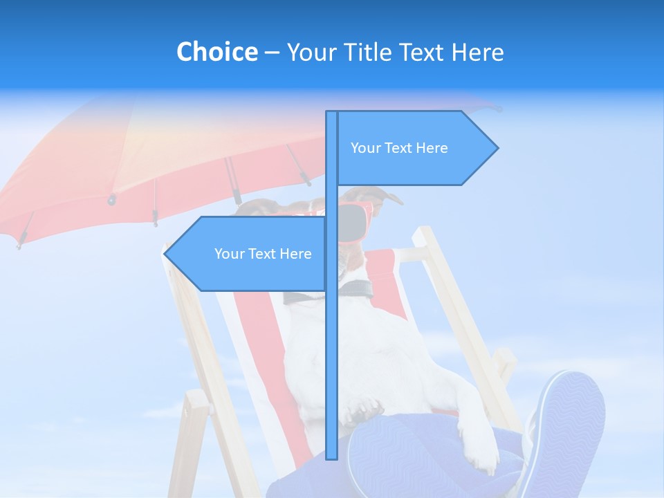 Shade Parasol Baby PowerPoint Template