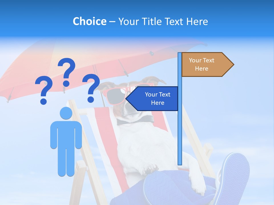 Shade Parasol Baby PowerPoint Template
