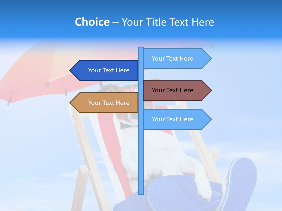 Shade Parasol Baby PowerPoint Template
