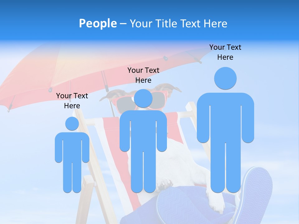 Shade Parasol Baby PowerPoint Template
