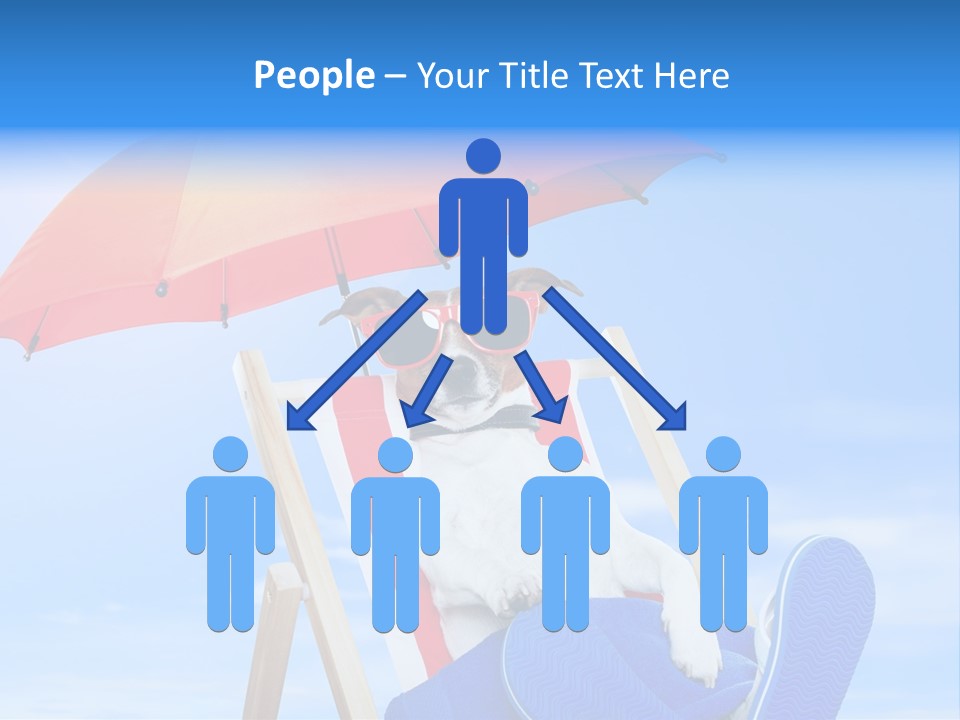 Shade Parasol Baby PowerPoint Template
