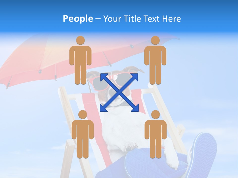 Shade Parasol Baby PowerPoint Template