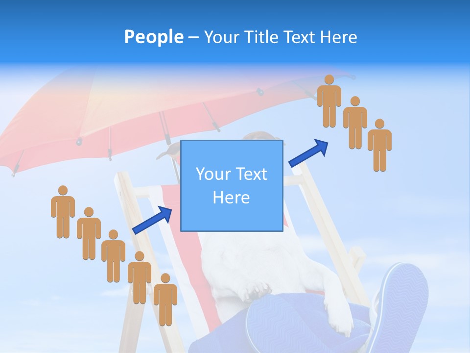 Shade Parasol Baby PowerPoint Template