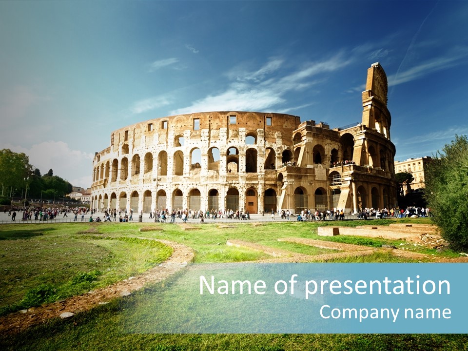 Europe Culture Rome PowerPoint Template