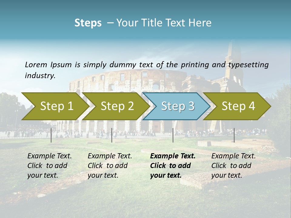 Europe Culture Rome PowerPoint Template
