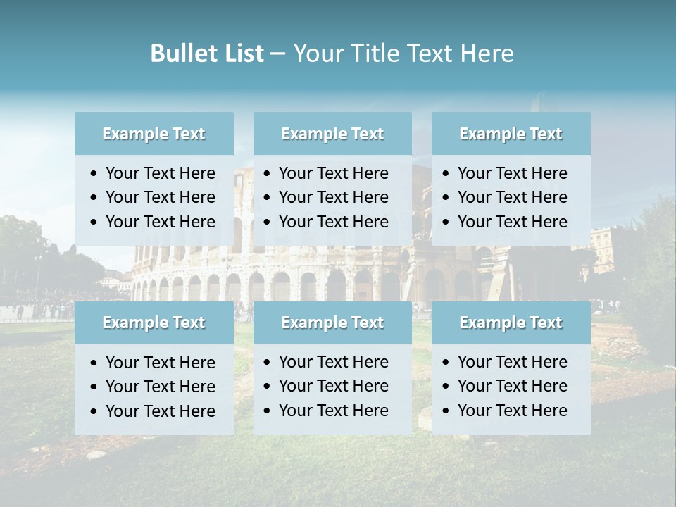 Europe Culture Rome PowerPoint Template