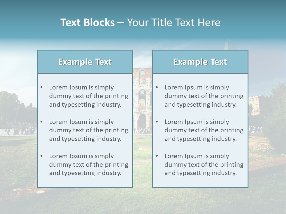 Europe Culture Rome PowerPoint Template