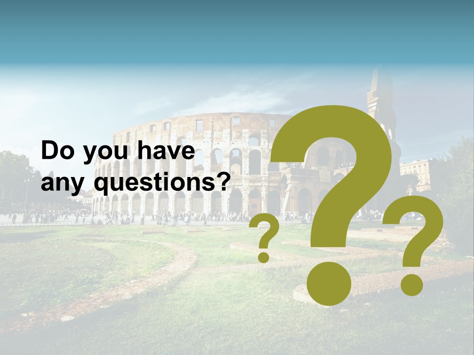 Europe Culture Rome PowerPoint Template