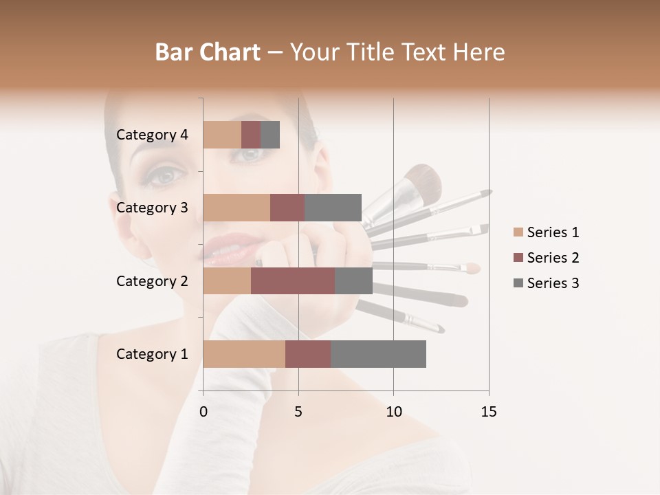 Complexion Shoulders Female PowerPoint Template