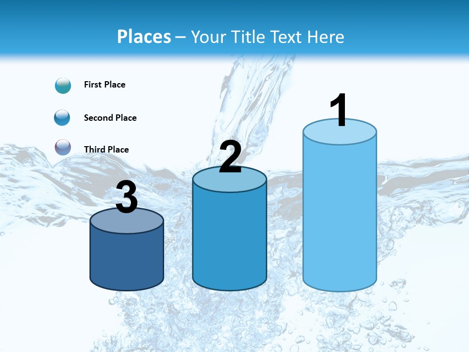Close Up Mineral Wet PowerPoint Template