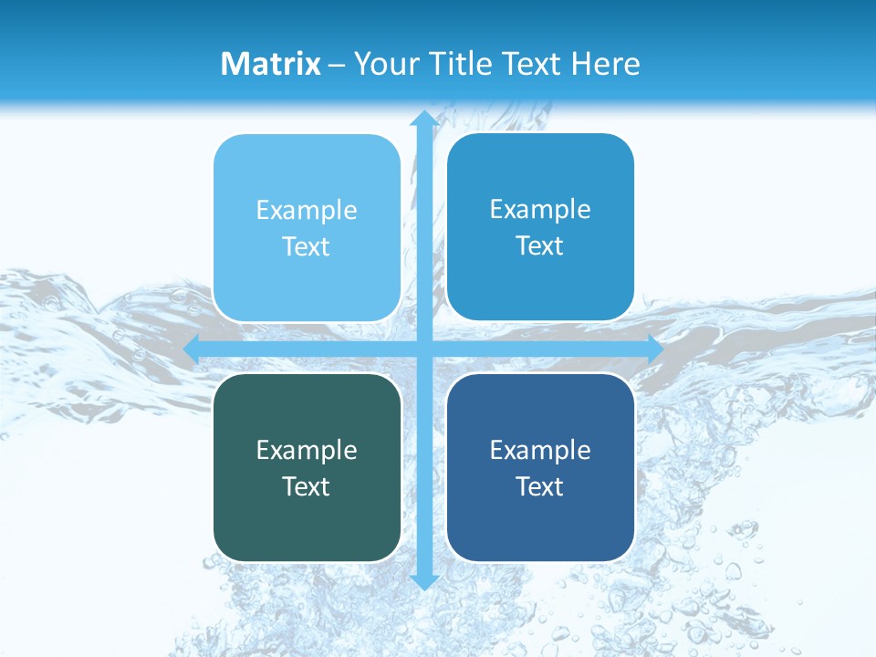 Close Up Mineral Wet PowerPoint Template
