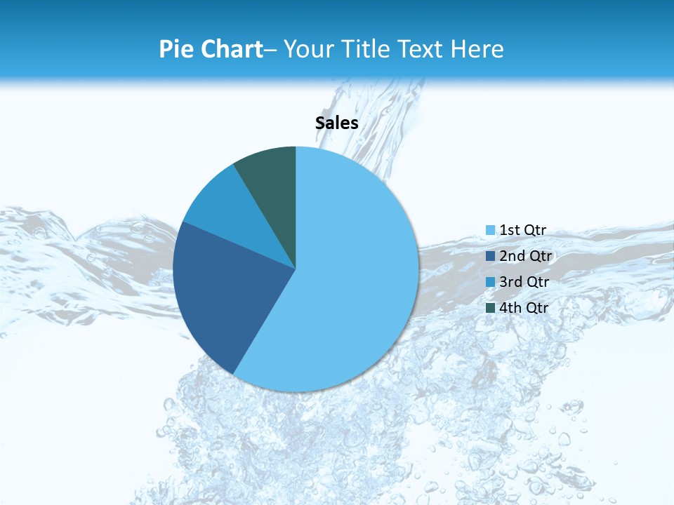 Close Up Mineral Wet PowerPoint Template