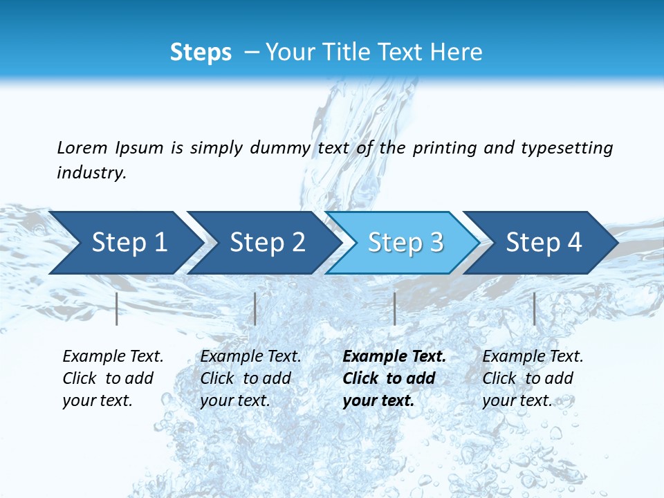 Close Up Mineral Wet PowerPoint Template