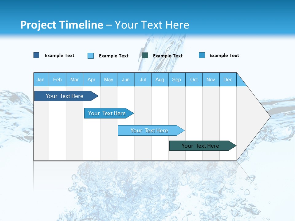 Close Up Mineral Wet PowerPoint Template