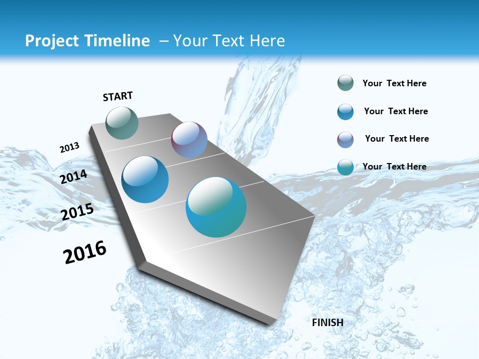 Close Up Mineral Wet PowerPoint Template