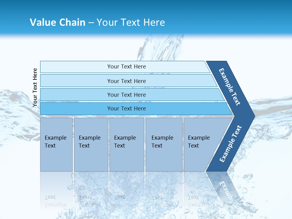 Close Up Mineral Wet PowerPoint Template