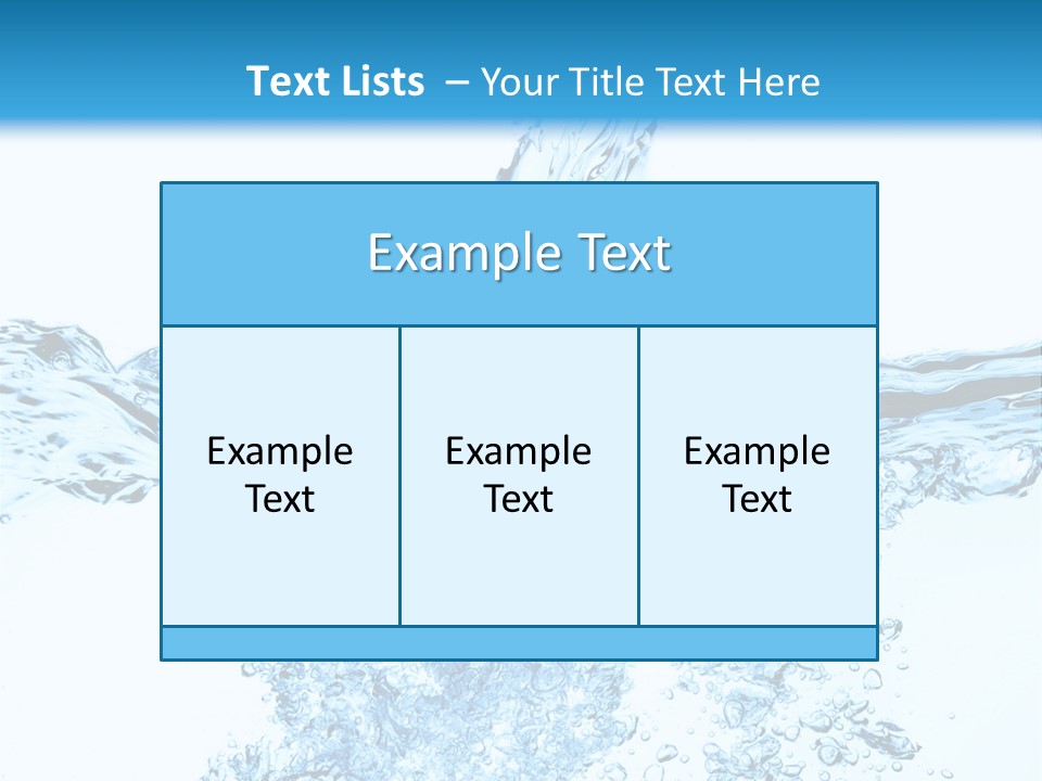 Close Up Mineral Wet PowerPoint Template