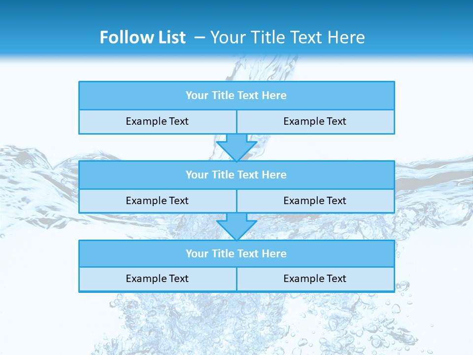 Close Up Mineral Wet PowerPoint Template