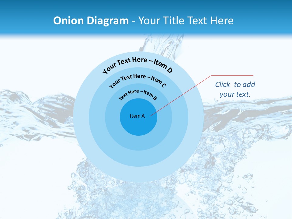 Close Up Mineral Wet PowerPoint Template
