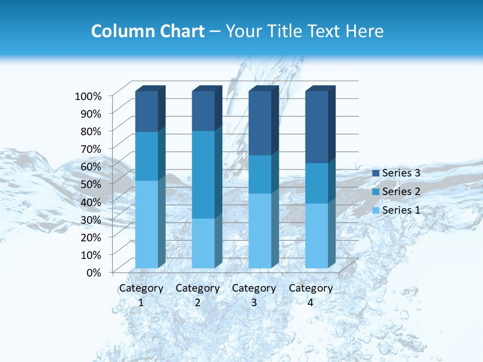 Close Up Mineral Wet PowerPoint Template